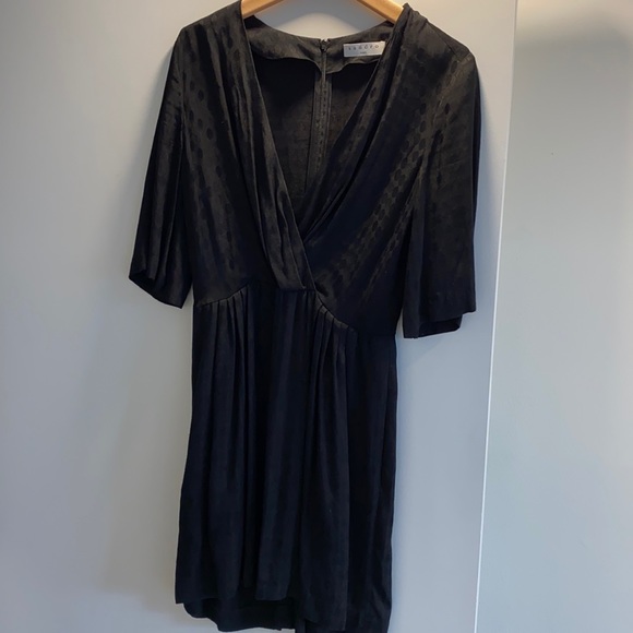 Sandro Paris Little Black Dress w/pockets - Picture 3 of 6